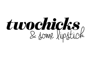 two chicks and some lipstick logo